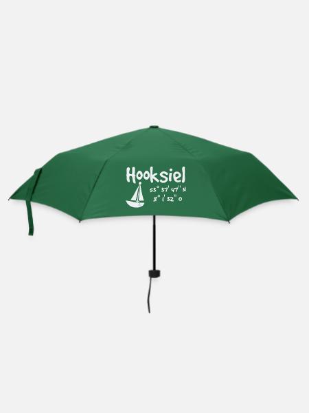 Hooksiel - Regenschirm (klein) - Flaschengrün