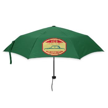 Wartburg 353 Oldschool - DEKORATIEF T-Shirt - Regenschirm (klein) - Flaschengrün - Vorne