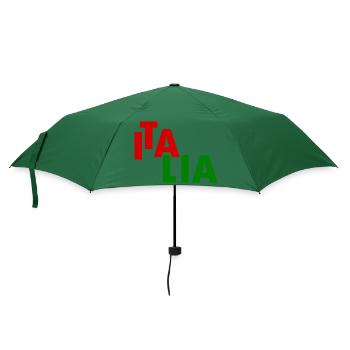 Italien flagge - Regenschirm (klein) - Flaschengrün - Vorne
