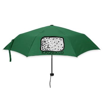 Katzeklo inspiriert von Helge Schneider - Regenschirm (klein) - Flaschengrün - Vorne