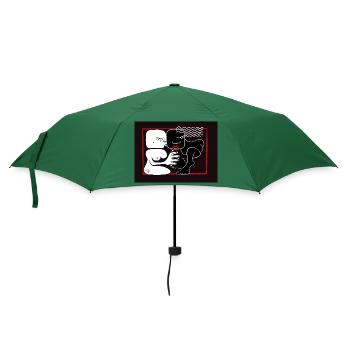 Liebespaar - Regenschirm (klein) - Flaschengrün - Vorne