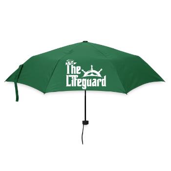 The Lifeguard Kreuzfahrt Urlaub Boot Schiff lustig - Regenschirm (klein) - Flaschengrün - Vorne