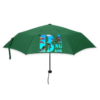 Bangkok - Regenschirm (klein) - Flaschengrün - Vorne