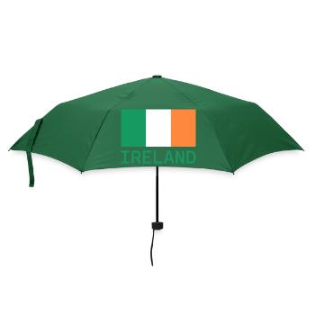 Irland - Regenschirm (klein) - Flaschengrün - Vorne