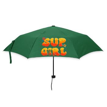 SUP Girl Stand up paddling Stand up paddle - Regenschirm (klein) - Flaschengrün - Vorne