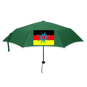 Soccer Fussball - Regenschirm (klein) - Flaschengrün - Vorne