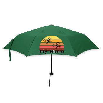 Fly More - Regenschirm (klein) - Flaschengrün - Vorne