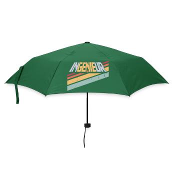 Ingenieur Genie Maschinenbau Student Studenten - Regenschirm (klein) - Flaschengrün - Vorne