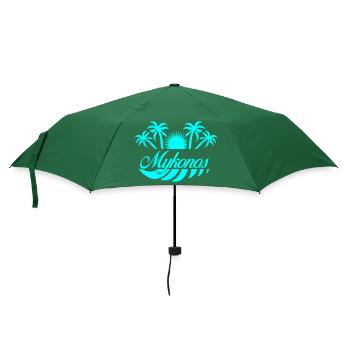 mykonos - Regenschirm (klein) - Flaschengrün - Vorne