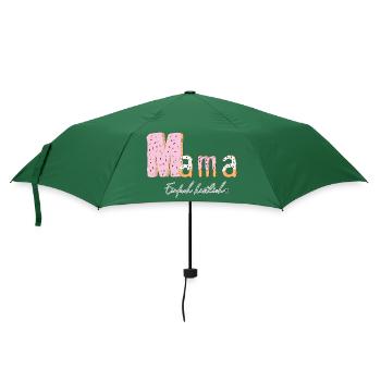 Mama einfach köstlich Cake - Regenschirm (klein) - Flaschengrün - Vorne