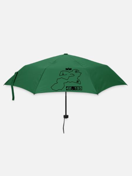 Berlin Marathon - Regenschirm (klein) - Flaschengrün