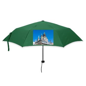 Notre Dame de Bon Secours Chapel, Montréal, Québec - Regenschirm (klein) - Flaschengrün - Vorne