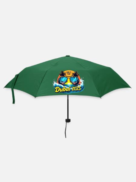 Trip Dubai 2025 T-Shirts für Damen - Regenschirm (klein) - Flaschengrün