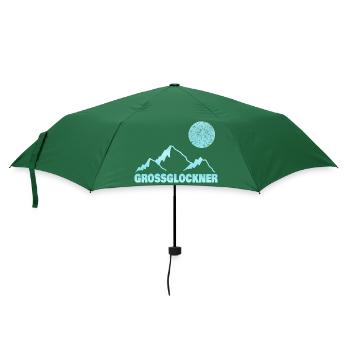 Geschenk für Grossglockner - Regenschirm (klein) - Flaschengrün - Vorne