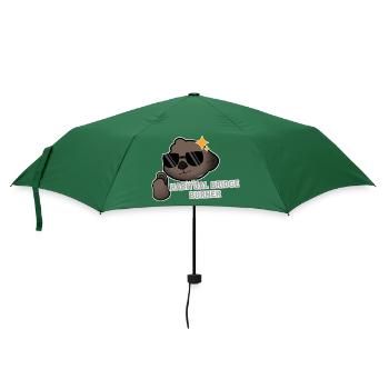 Tazz Gespräche | Gewohnheitsmäßiger Brückenbrenner - Regenschirm (klein) - Flaschengrün - Vorne