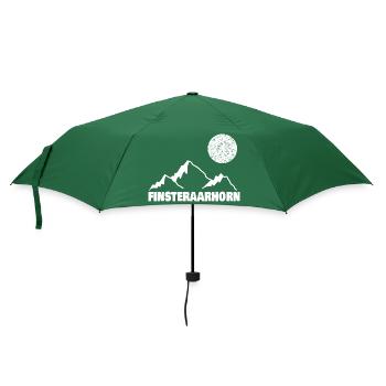 finsteraarhorn als Bergsport - Regenschirm (klein) - Flaschengrün - Vorne