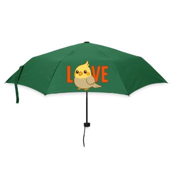 Amour calopsitte - Parapluie standard - vert bouteille - Devant