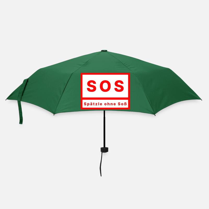 SOS Spätzle without sauce - Umbrella (small) - bottlegreen