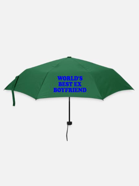 worlds best ex boyfriend - Regenschirm (klein) - Flaschengrün