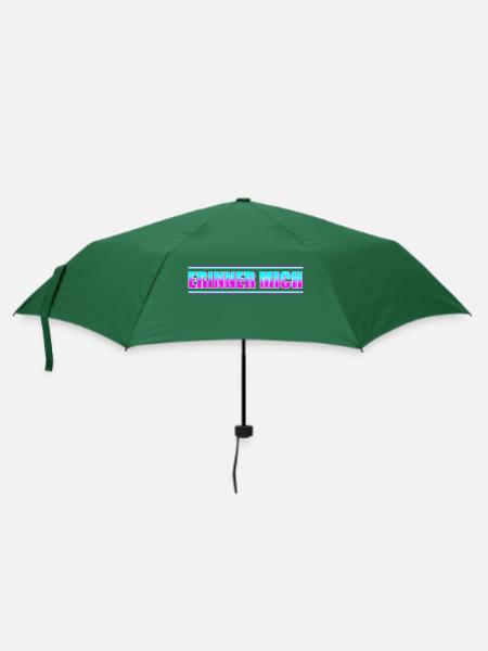 Erinner Mich zum Feiern - Regenschirm (klein) - Flaschengrün