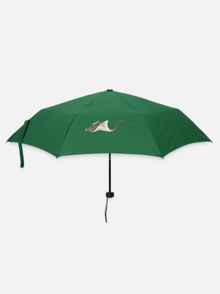 Meerestiere - Regenschirm (klein) - Flaschengrün