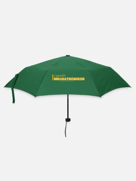 Beruf Mechatroniker - Regenschirm (klein) - Flaschengrün