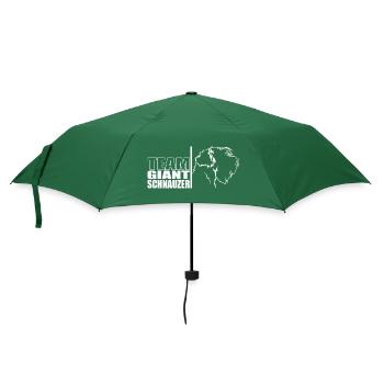 TEAM Giant Schnauzer Hunde Hund Wilsigns - Regenschirm (klein) - Flaschengrün - Vorne