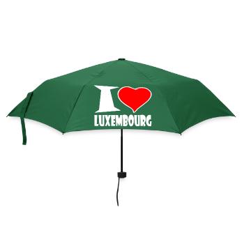 Luxemburg - Regenschirm (klein) - Flaschengrün - Vorne