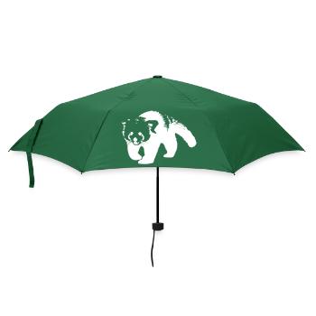 kleiner panda - Regenschirm (klein) - Flaschengrün - Vorne