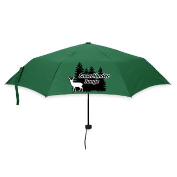 Sauerländer Junge - Regenschirm (klein) - Flaschengrün - Vorne