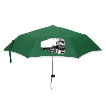 Lastwagen - Regenschirm (klein) - Flaschengrün - Vorne