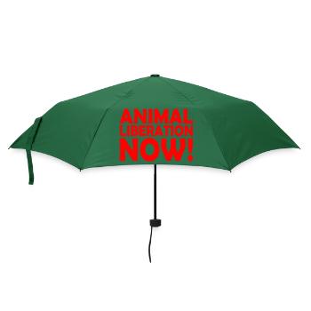 Animal liberation - Regenschirm (klein) - Flaschengrün - Vorne