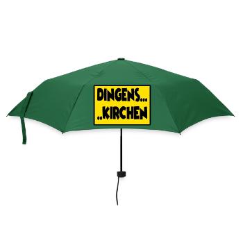 Dingenskirchen für alle die im Ruhrgebiet leben - Regenschirm (klein) - Flaschengrün - Vorne