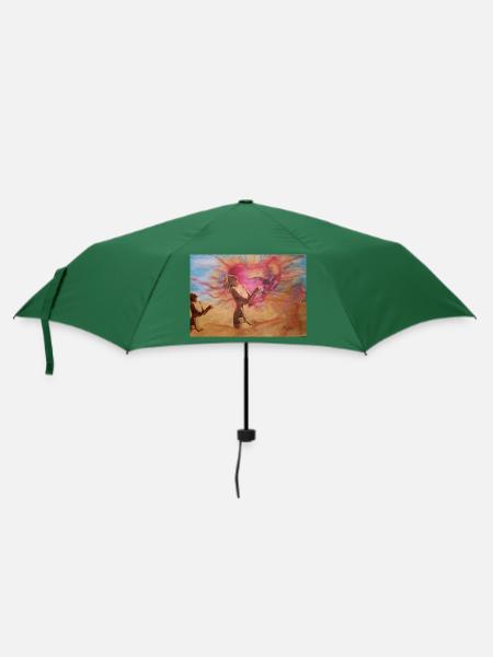 Sommer - Regenschirm (klein) - Flaschengrün