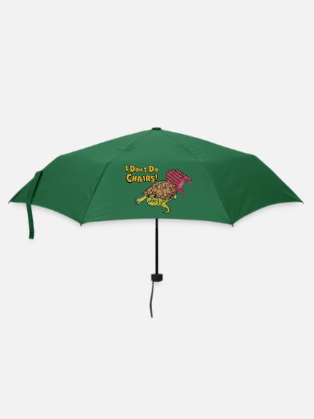 Turtle - Regenschirm (klein) - Flaschengrün