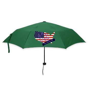Happy Independence Day - Regenschirm (klein) - Flaschengrün - Vorne