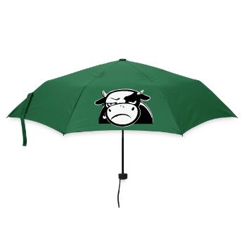 Nennen Sie die mürrische Kuh - Regenschirm (klein) - Flaschengrün - Vorne
