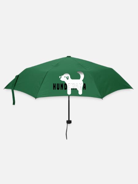 Hundemama - Regenschirm (klein) - Flaschengrün