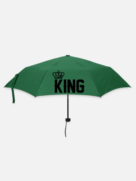 king - Regenschirm (klein) - Flaschengrün