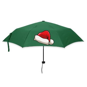 Weihnachtsmütze - Regenschirm (klein) - Flaschengrün - Vorne