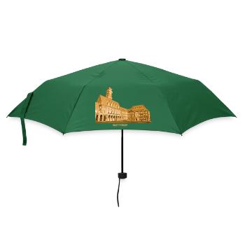 Bottrop Rathaus Ruhrgebiet Nordrhein-Westfalen - Regenschirm (klein) - Flaschengrün - Vorne