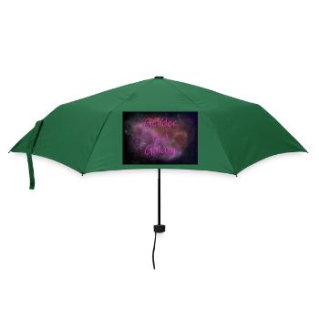 GenderGalaxy - Regenschirm (klein) - Flaschengrün - Vorne