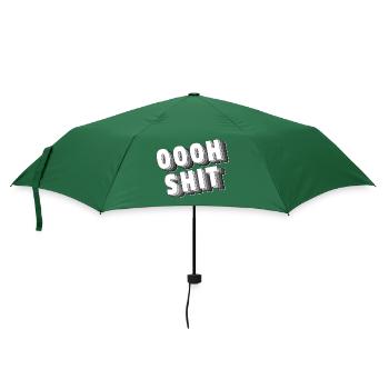 Oooh Shit - Regenschirm (klein) - Flaschengrün - Vorne