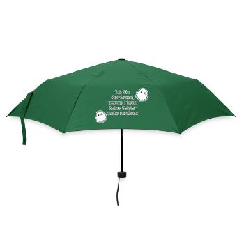 Lustiger Babyspruch Geister Halloween Mama Baby - Regenschirm (klein) - Flaschengrün - Vorne