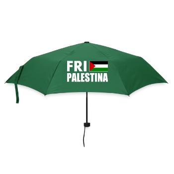 Fri palestina - Regenschirm (klein) - Flaschengrün - Vorne