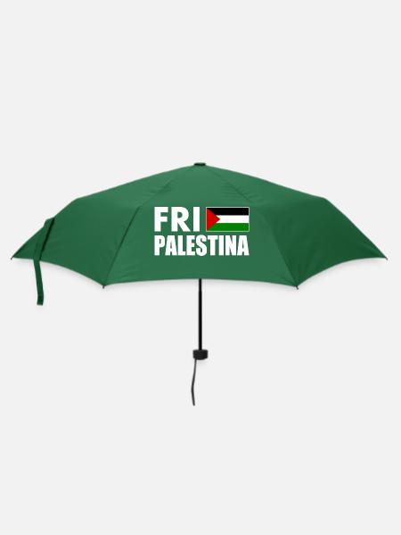 Fri palestina - Regenschirm (klein) - Flaschengrün