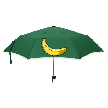 Banane - Regenschirm (klein) - Flaschengrün - Vorne