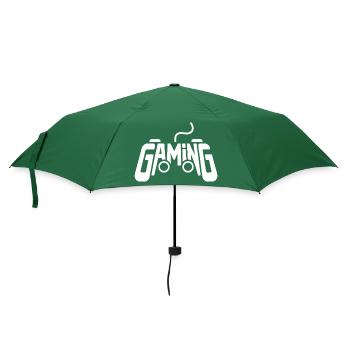 Gaming Controller Gamer Videospiel Controller - Regenschirm (klein) - Flaschengrün - Vorne