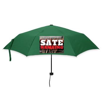 INDONET Satay Kambing Druck - Regenschirm (klein) - Flaschengrün - Vorne