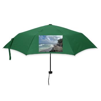 INDONET Bali Indonesien - Regenschirm (klein) - Flaschengrün - Vorne